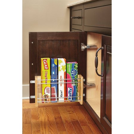 Rev-A-Shelf Rev-A-Shelf Wood FoilWrap Cabinet Door Organizer 4WFR-18-1